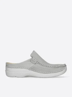 Roll Slide - lichtgrijs nubuck