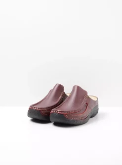 Roll Slide - rood leer