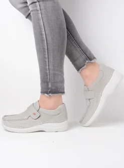 Roll Strap - lichtgrijs nubuck