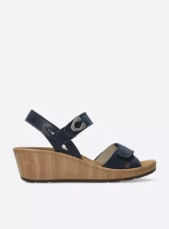 Sanibel - denim effectleer