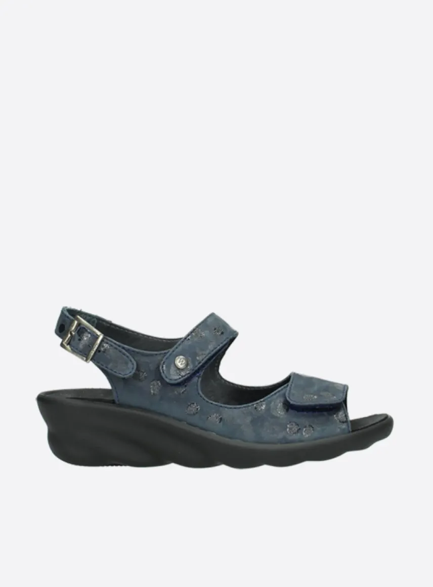 Scala - donkerblauw nubuck