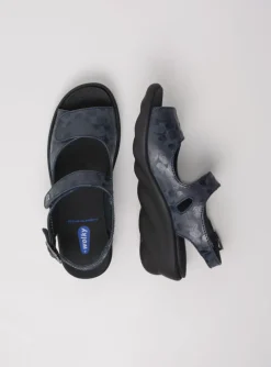 Scala - donkerblauw nubuck