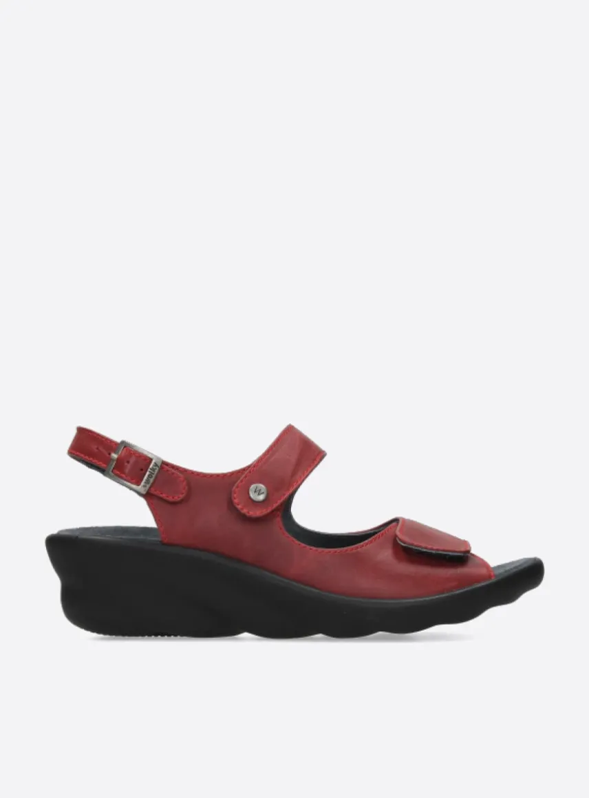 Scala - rood leer