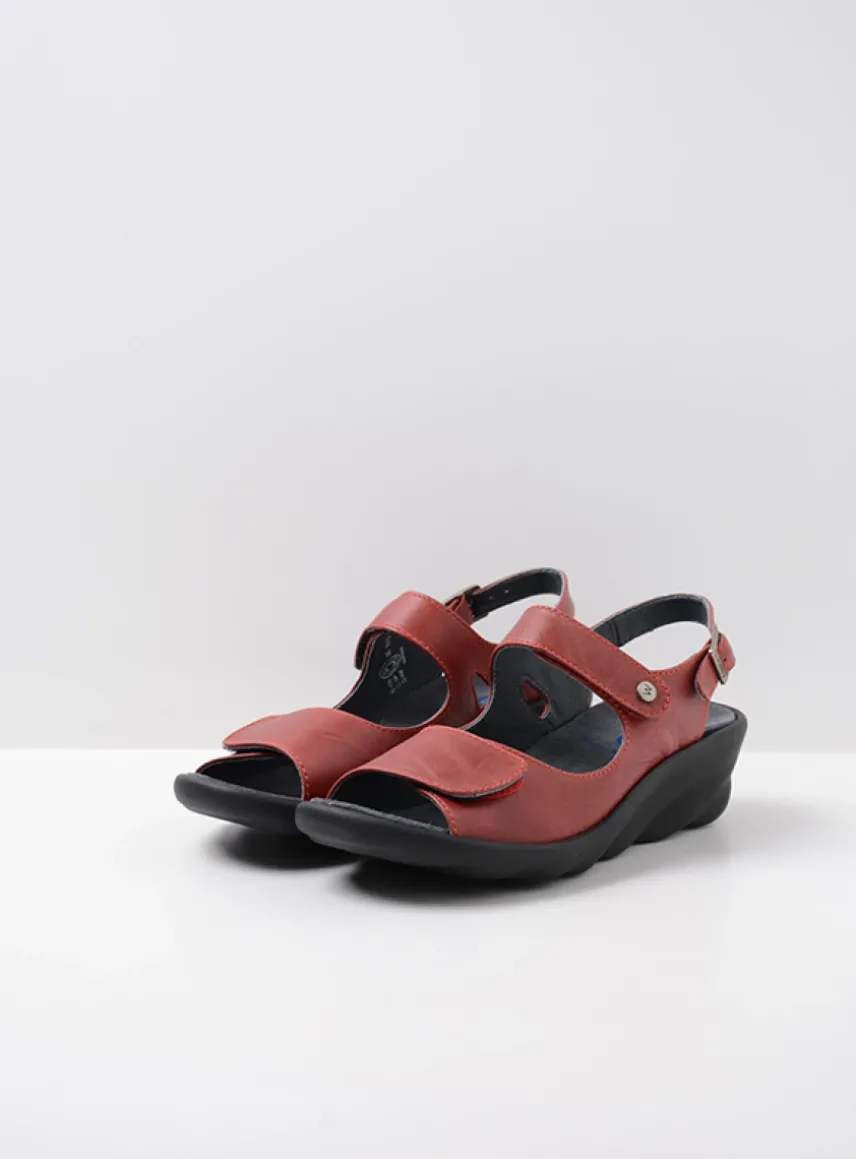 Scala - rood leer