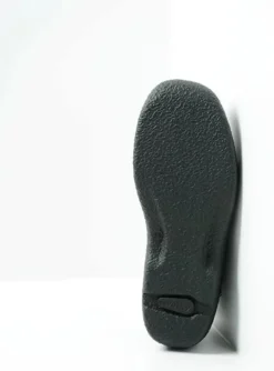 Seamy Moc - zwart nubuck