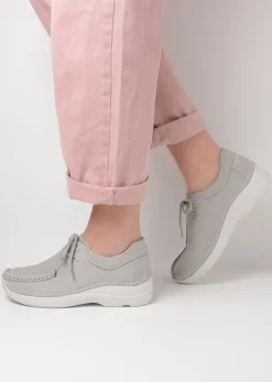 Seamy Shoe - lichtgrijs nubuck