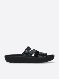 Sense - zwart/blauw suede