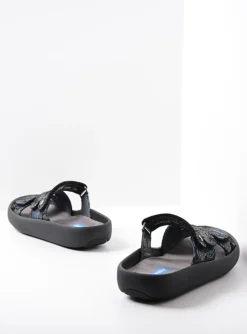 Sense - zwart/blauw suede