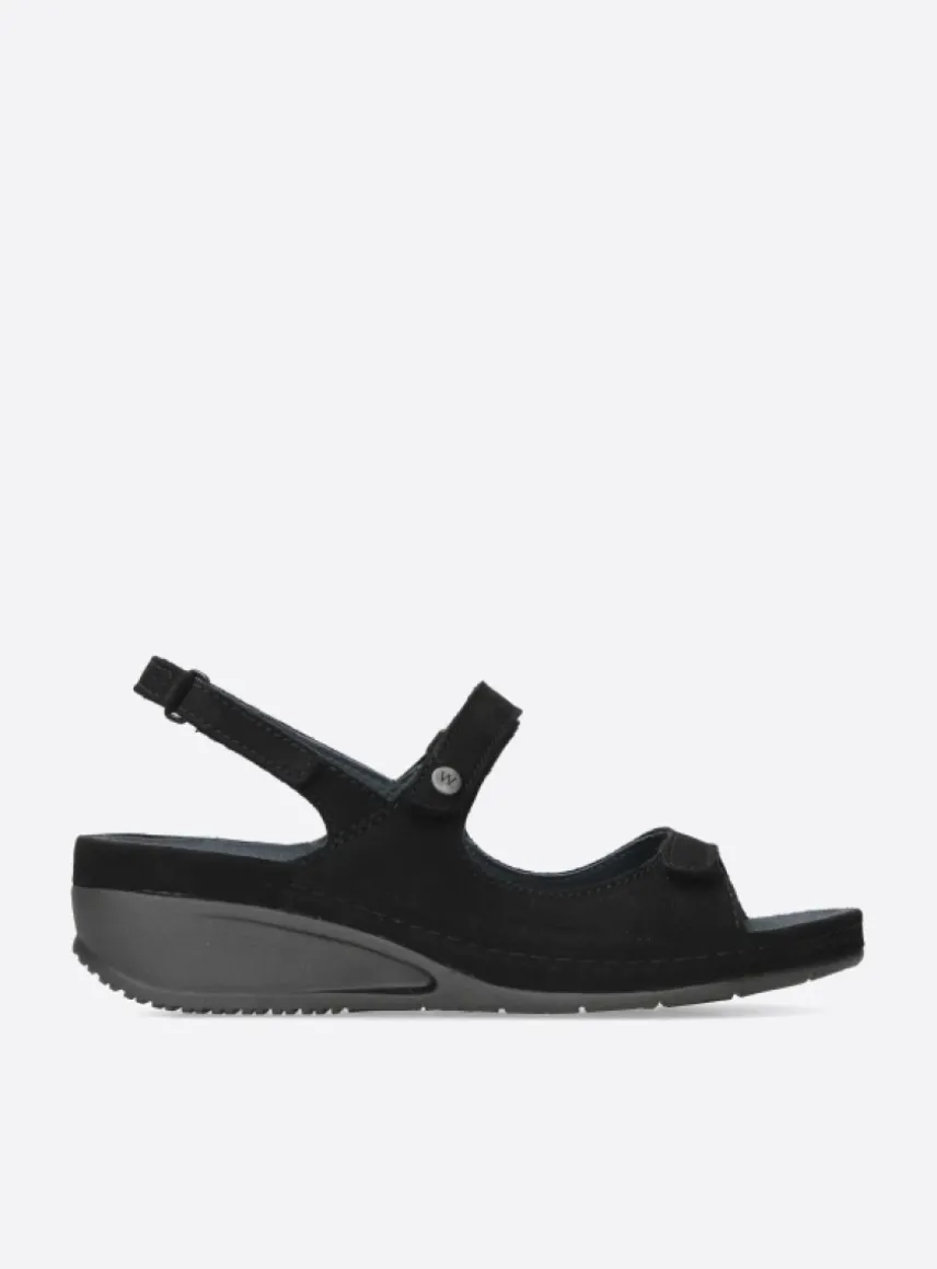 Shallow - zwart nubuck
