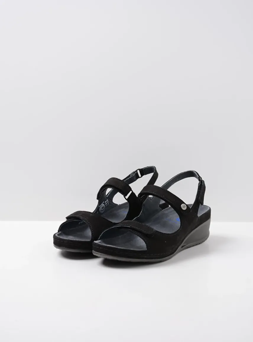 Shallow - zwart nubuck
