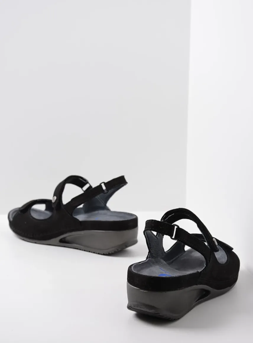 Shallow - zwart nubuck