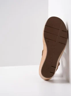 Sisal - cognac leer