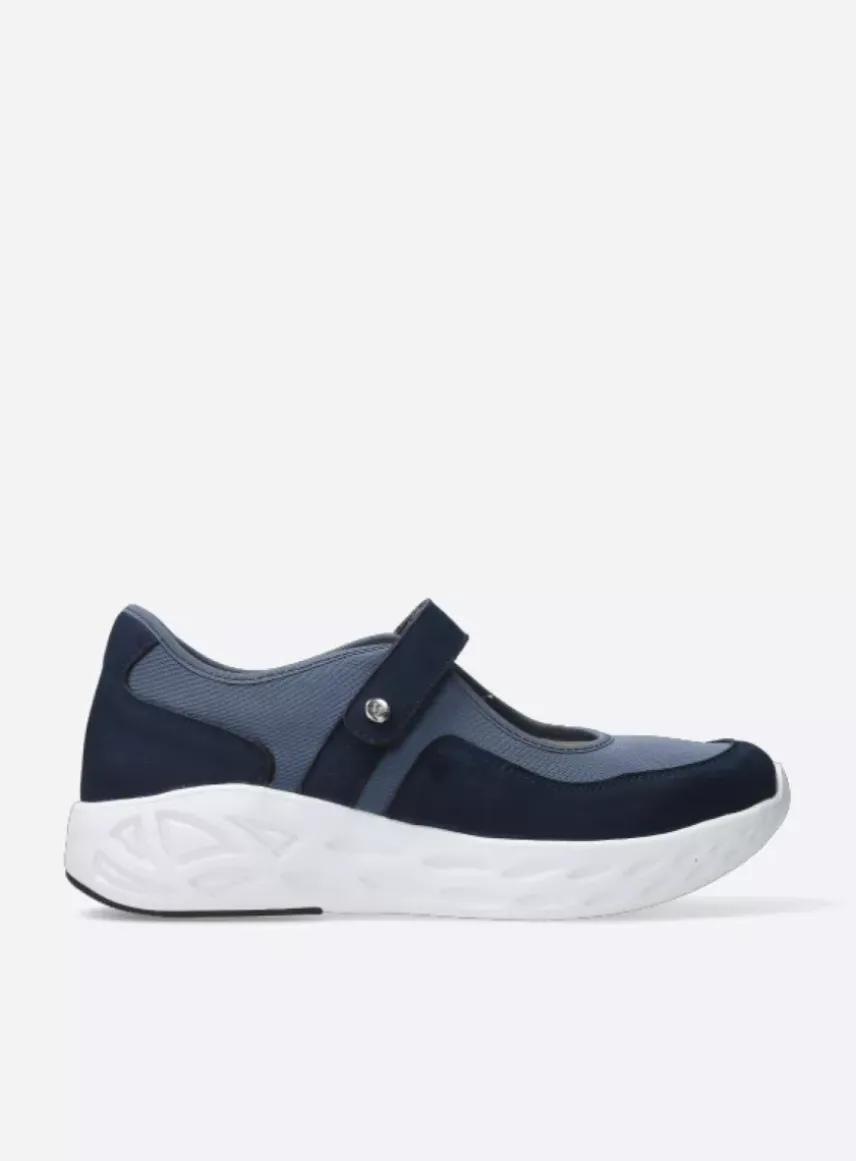 Spring S2F - denim combi stretch leer