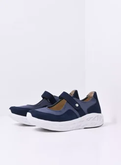 Spring S2F - denim combi stretch leer