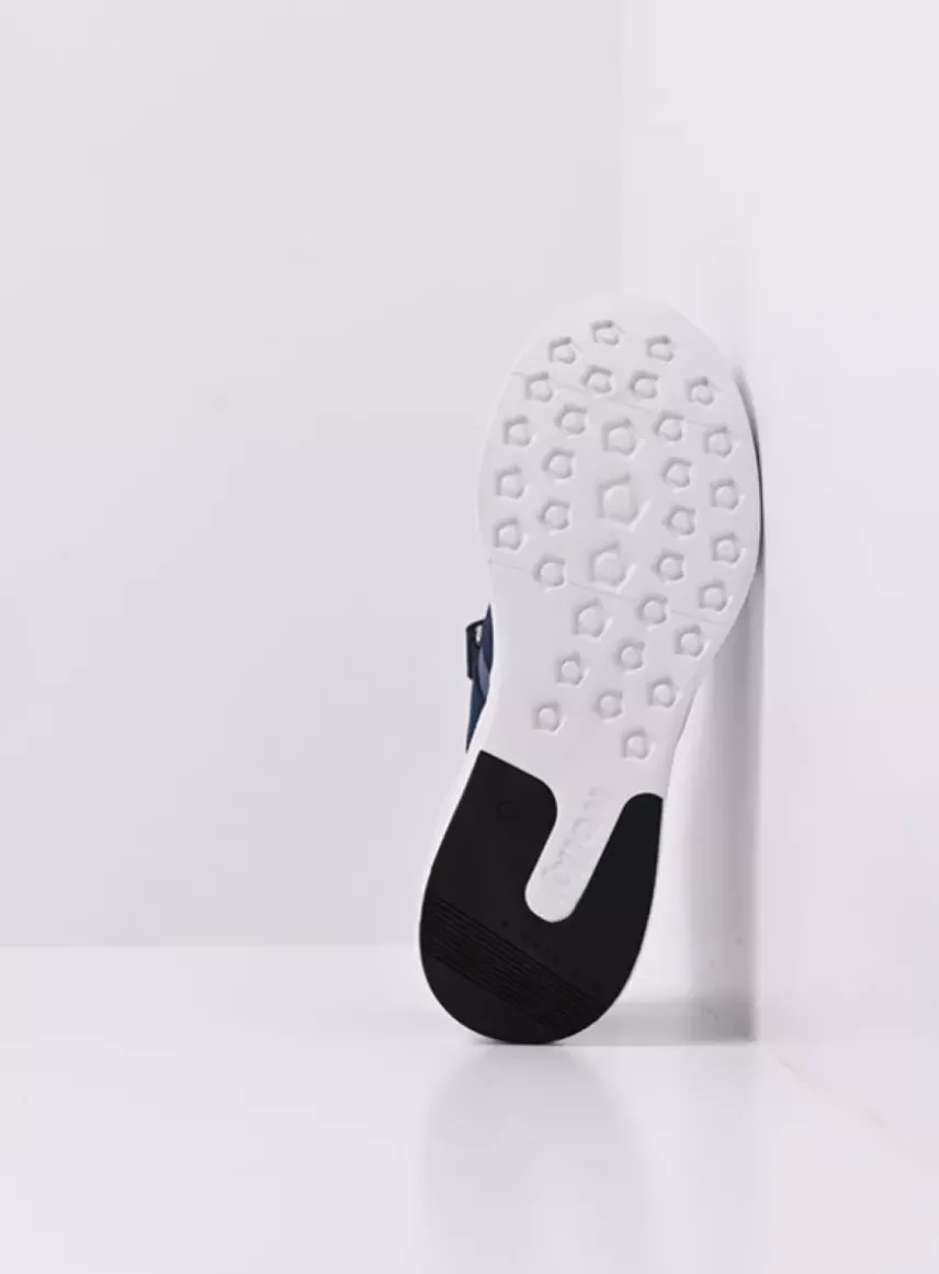 Spring S2F - denim combi stretch leer