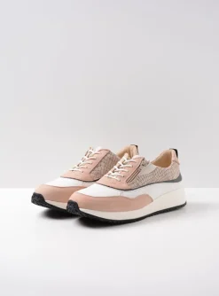 Sprint - gebroken wit/nude combi leer