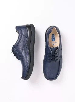 Taranta - donkerblauw leer