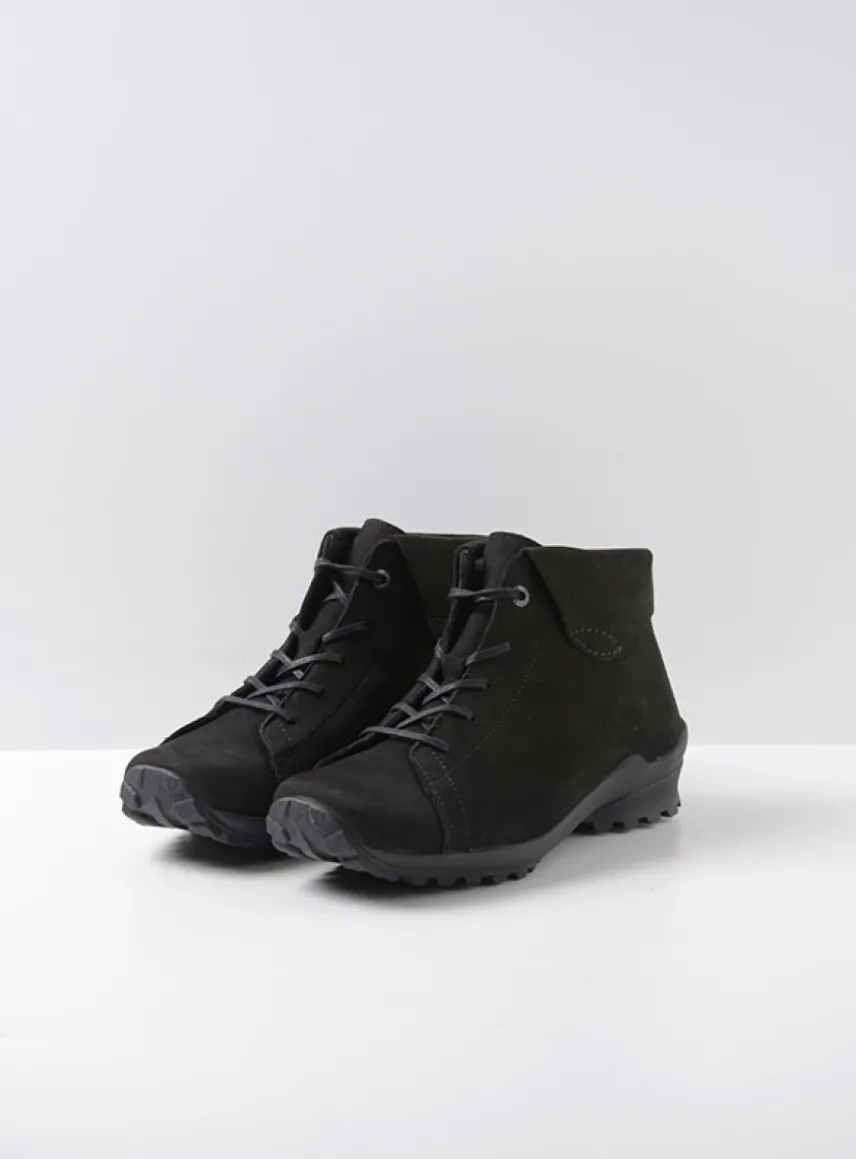 Teton - zwart nubuck