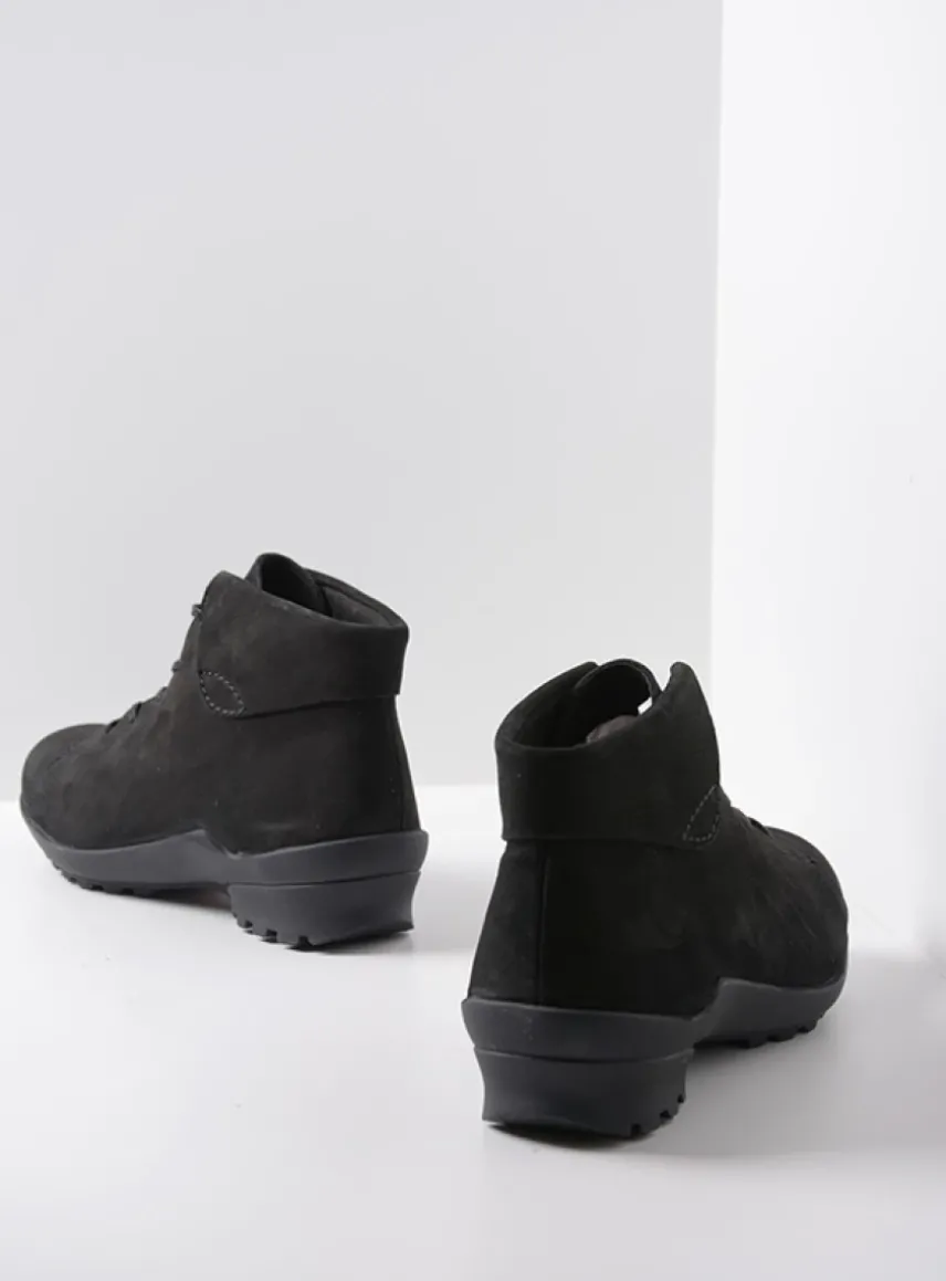 Teton - zwart nubuck