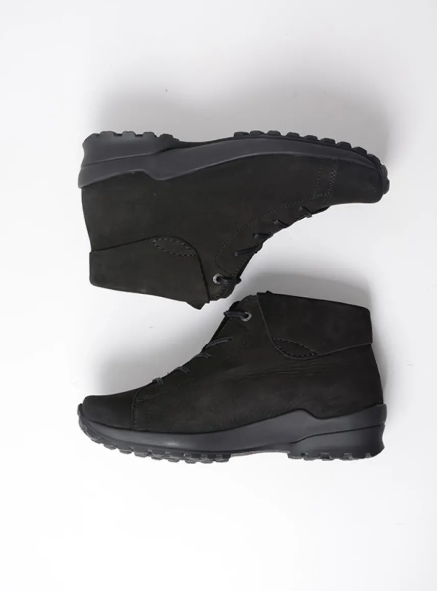 Teton - zwart nubuck
