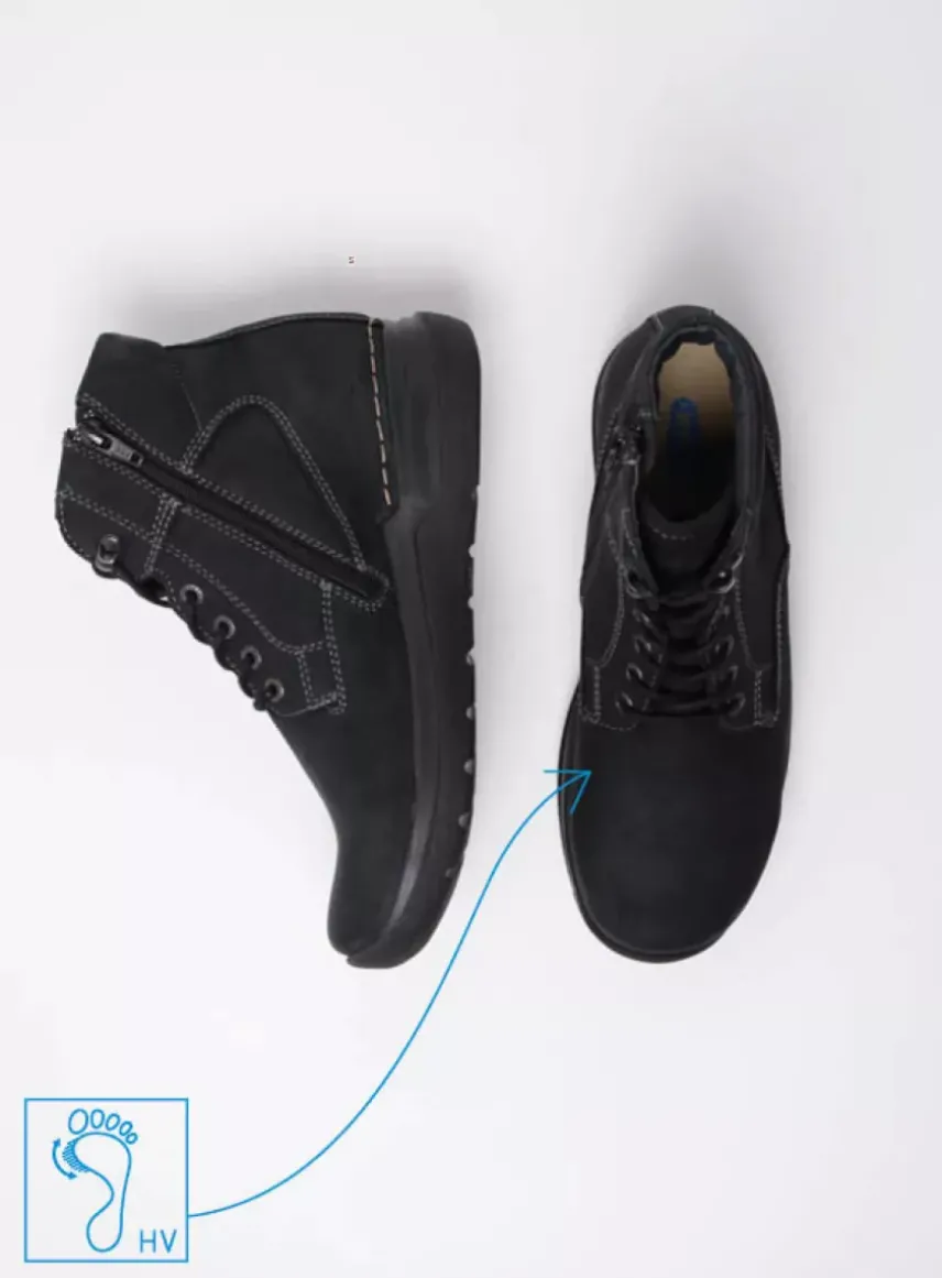 Whynot HV - zwart nubuck