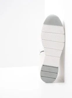 Yell XW - wit/blauw leer
