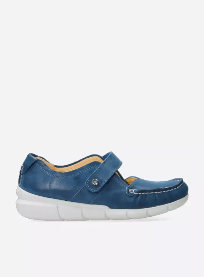 Yukon - blauw effectleer