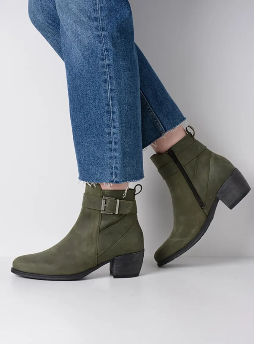 Zavalla HV - forestgroen nubuck