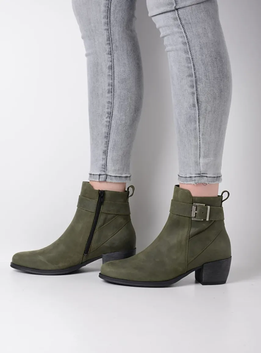 Zavalla HV - forestgroen nubuck