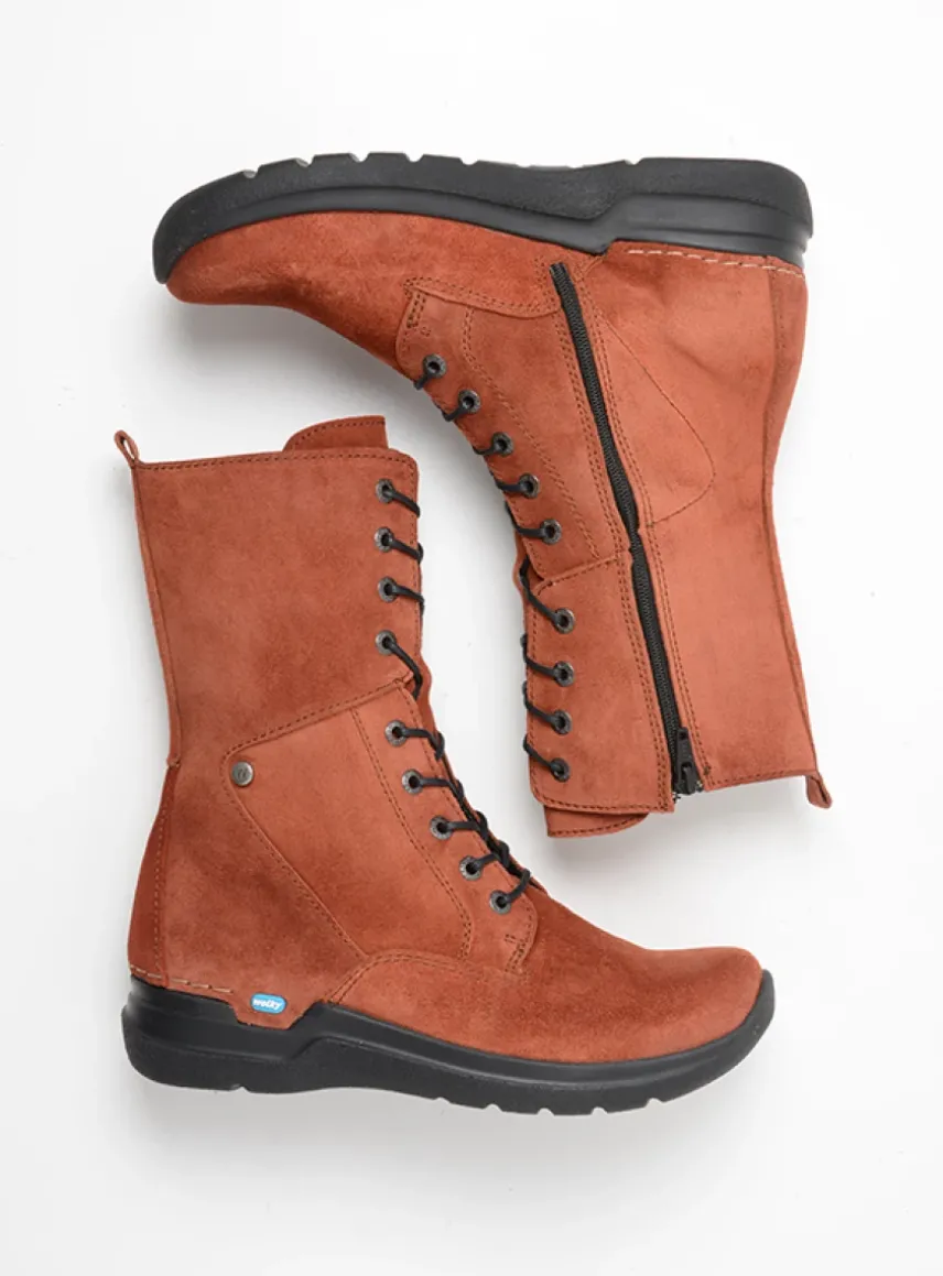 Zigzag - terra suede